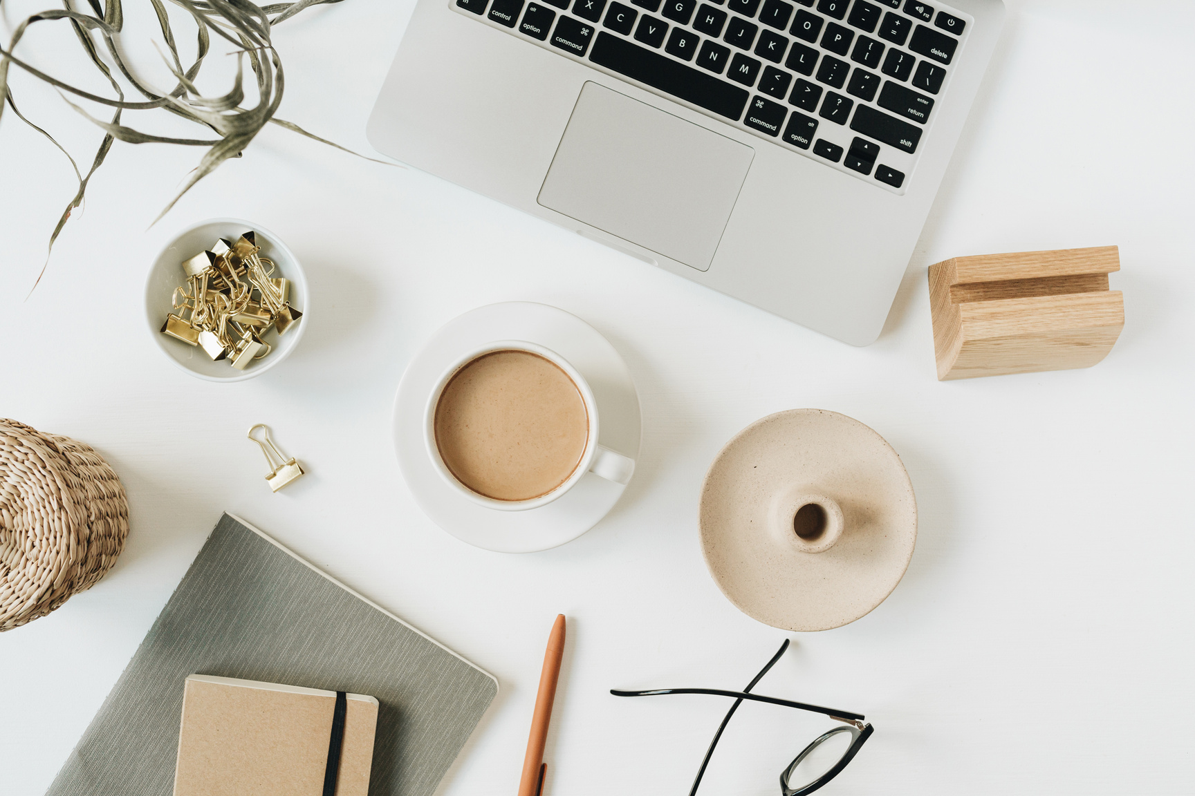 Minimalist Desk Flatlay