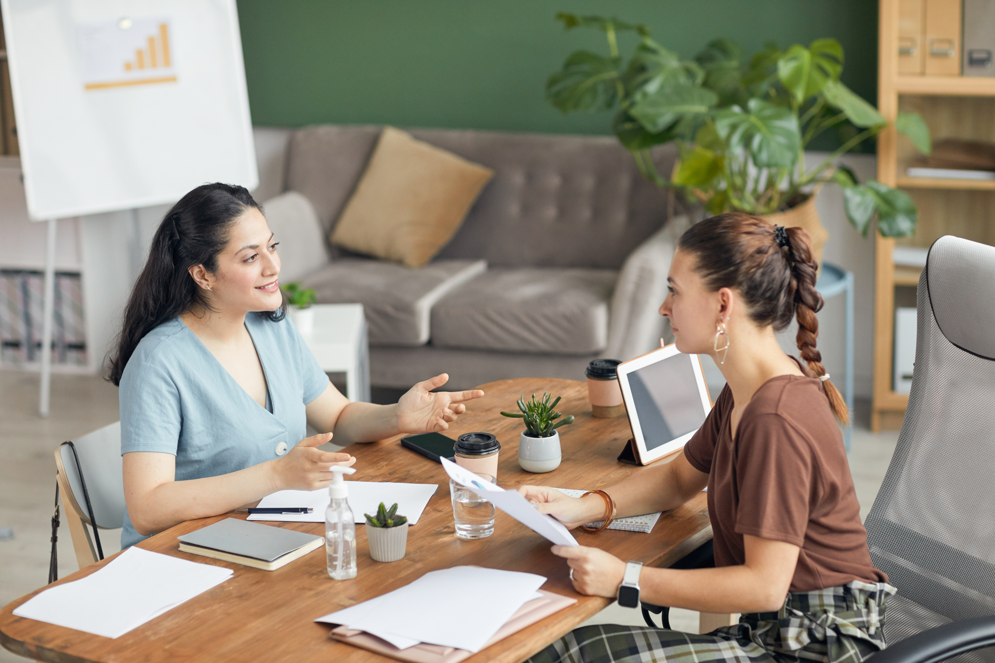 Job Interview with Female Boss